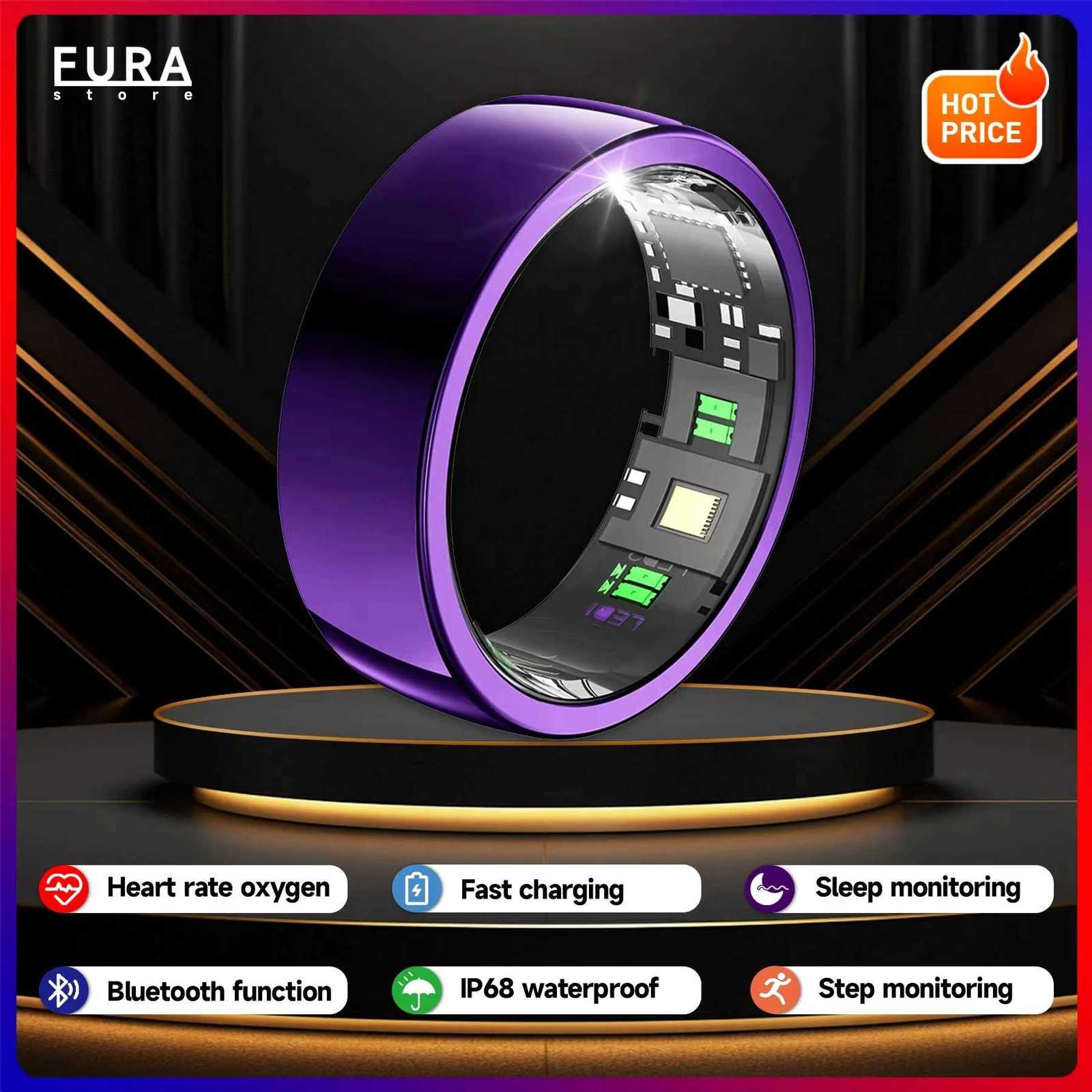 Suitable for SAMSUNG Smart Ring Mens and Womens Heart Rate Oximetry Monitor IP68 Waterproof Smart Ring PX01 Multi Sport Mode W250717