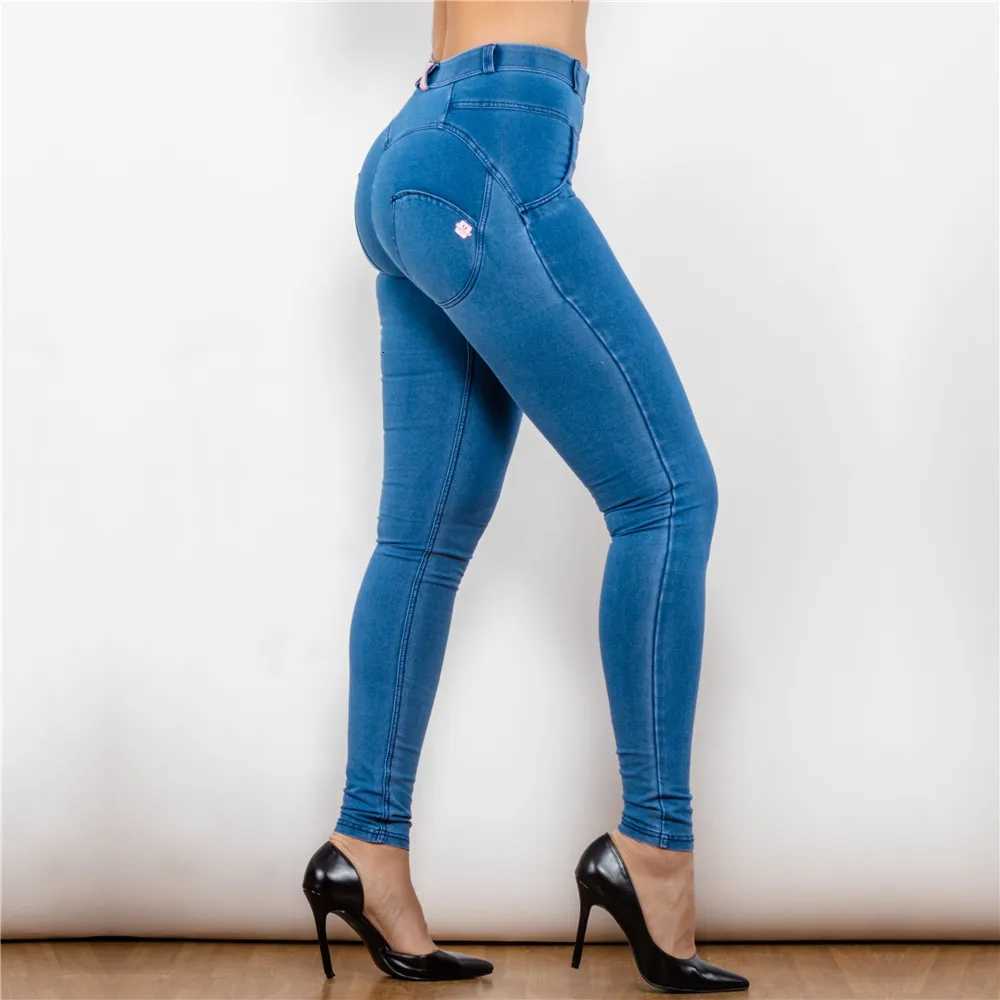 Shascullfites Melody Butt Lift Jeans Stretch Shapewear For Women Tight Vintage Jeans High Elasticity Jeggings R250716