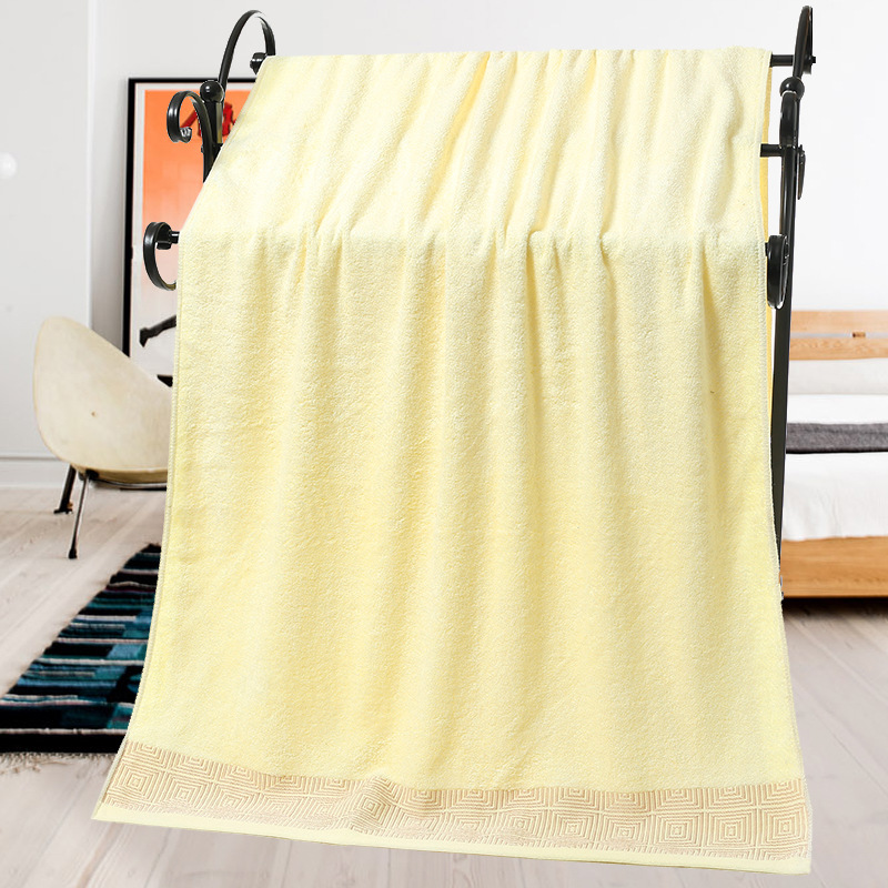 2 pieces High - quality highly absorbent quick - drying large bath towels made of bamboo fiber They are super soft towel suitable for home hotels and 