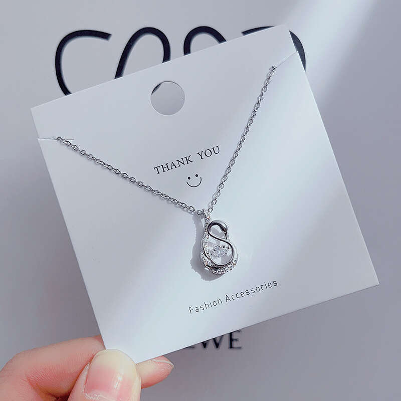 Korean Style Niche Design Smart Necklace For Women, Elegant And Simple Four-Leaf Clover Pendant Clavicle Chain Geometric Choker Jewelry 560