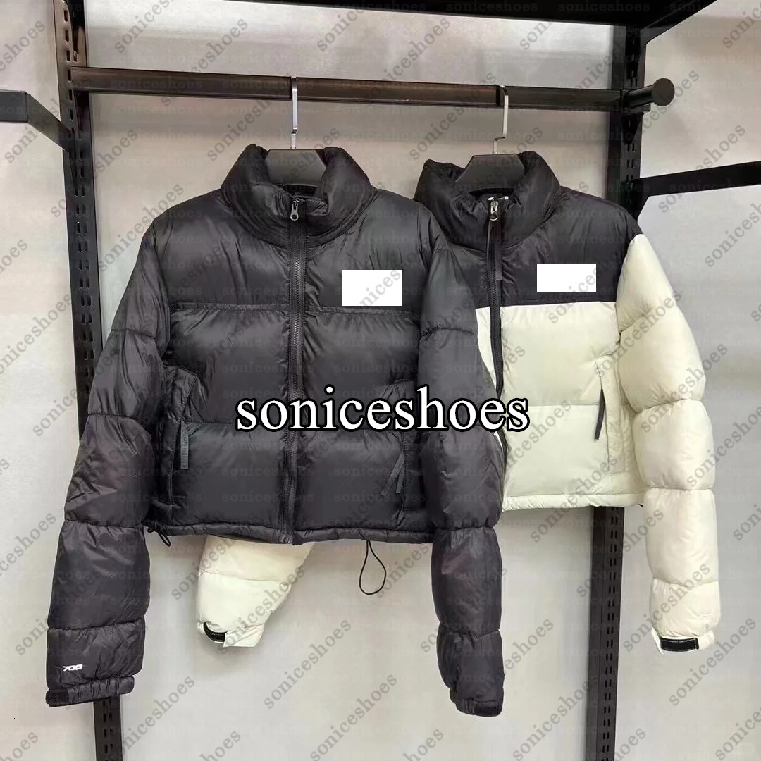 Womens puffer jacket coats designer women Short jacket classic embroidered men's and women's stand up collar warm jacket bread jacket thickened loose couple jacket