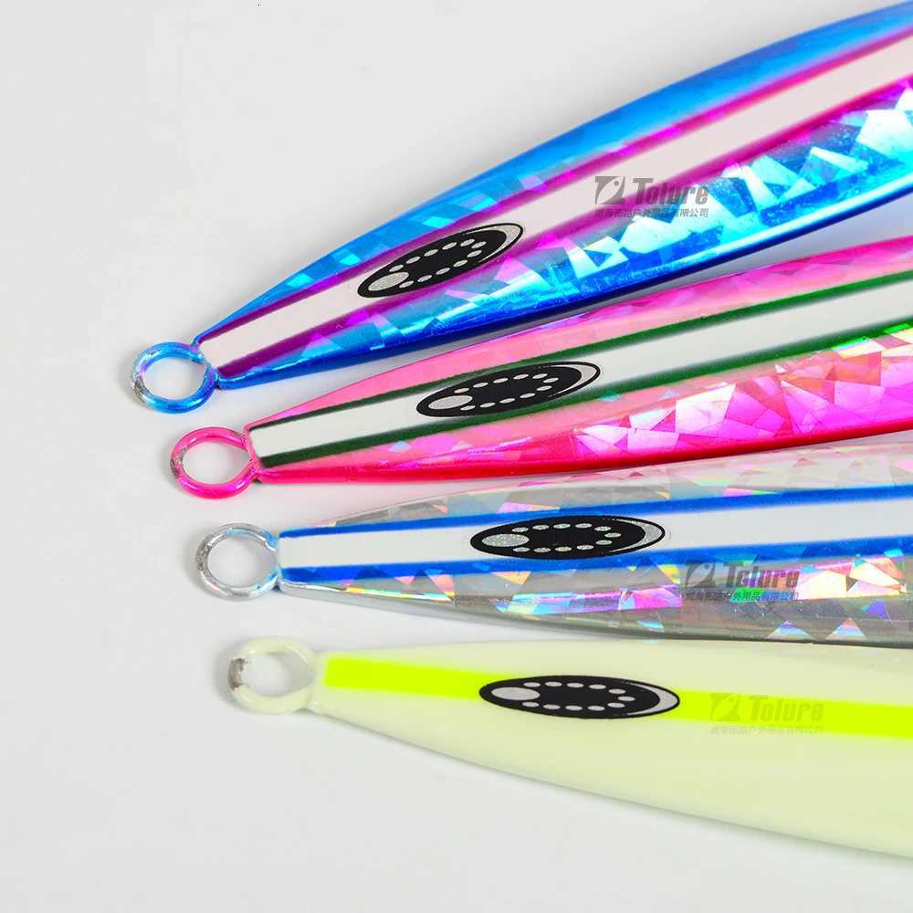 TOLU NEW Slow Sinking Metal Jig 200g 260g 300g Long Casting Slow Sinking Fall Jigs Saltwater Deepsea Fishing Lure Z250717