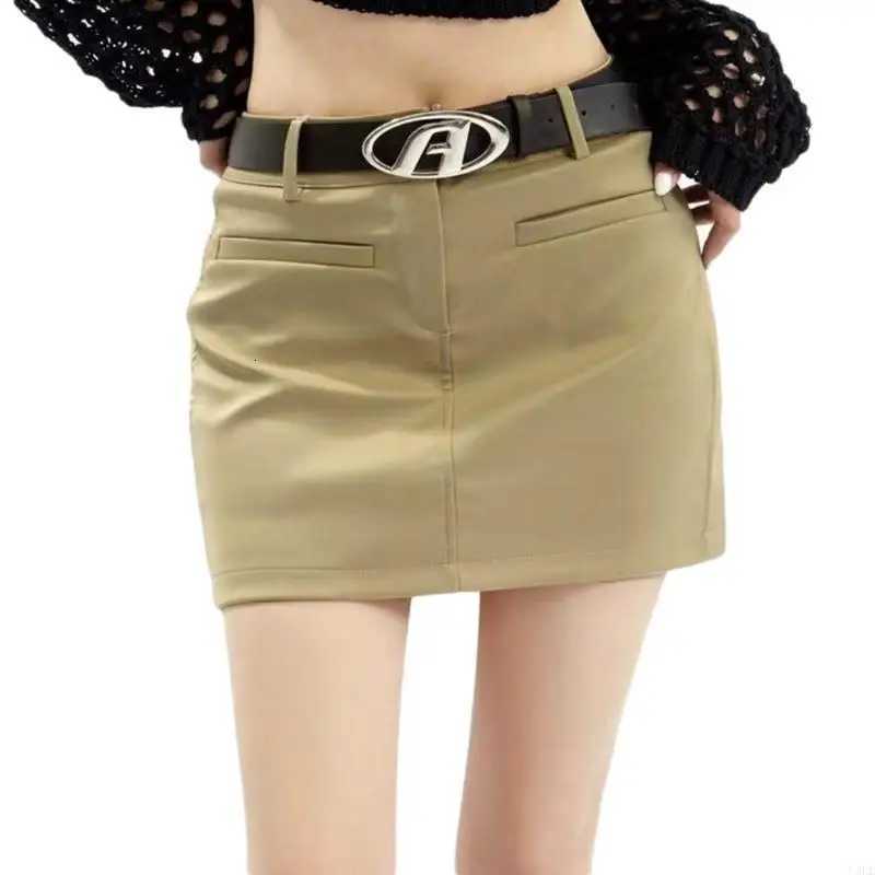 4LE Fashionable PU Leather Belt for Various Attires Elegant Waist Band Comfortable Letter A Buckle Waistband W250717