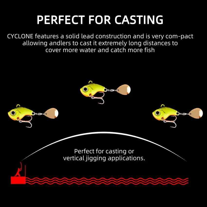 5Pcs/box Rotating Metal VIB vibration Bait Spinner Spoon 5g-20g Jigs Trout Winter Fishing Hard Baits TackLE Pesca Z250717