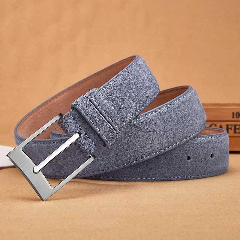 New Style Fashion Brand Welour Genuine Leather Belt For Jeans Leather Belt Men Mens Belts Luxury Suede Belt Straps W250717