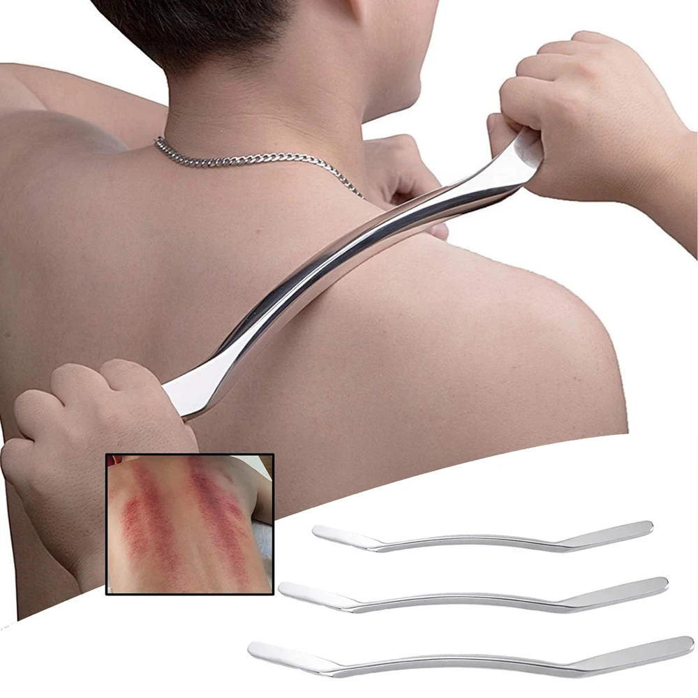 Gua Sha Massage Tool For Large Muscles Soft Tissue Mobilization 304 Stainless Steel Fascia Knife Large m Knife Scr 250716