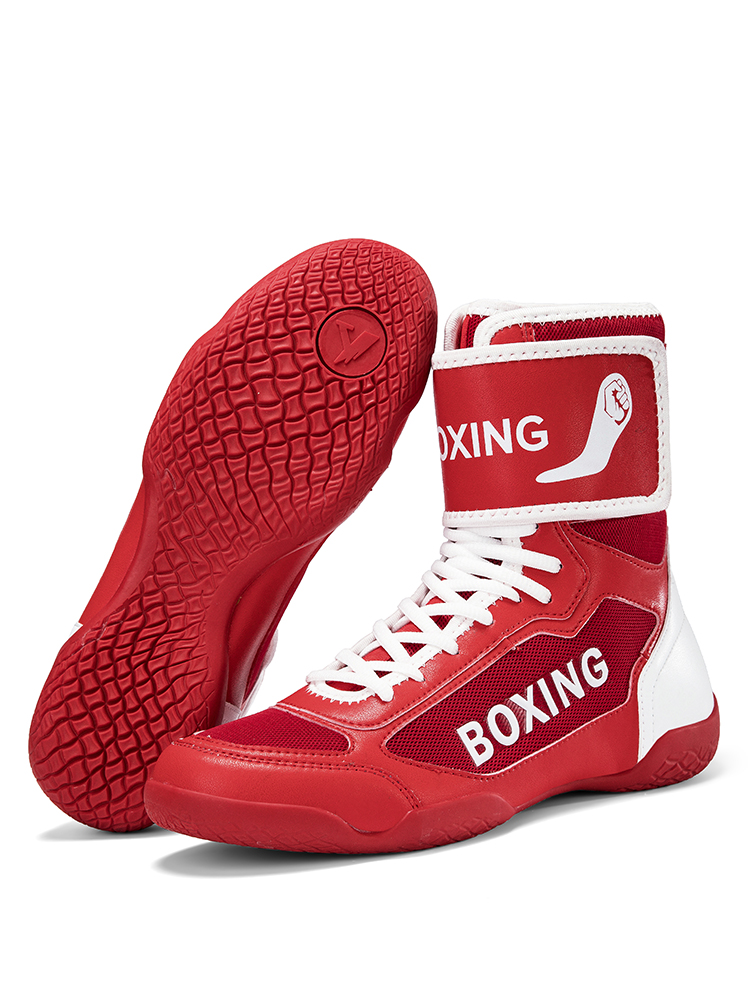 Boxing Sneakers Mens trainers training fitness competition wear resistant non slip shock absorption