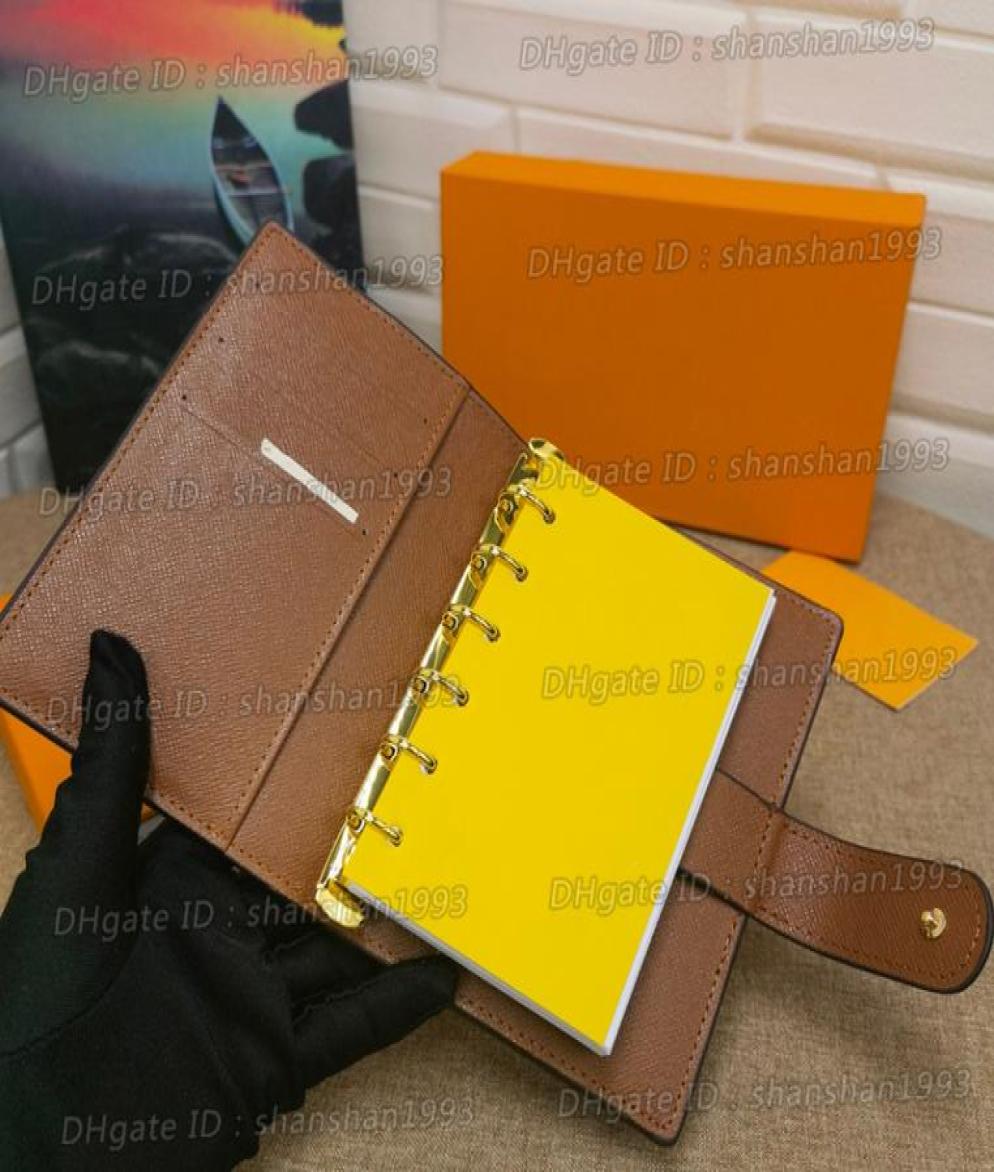 Large DESK AGENDA COVER Holders Memo Planner Men Notebook Diary Luxury Designer Agendas Protective Case Card Passport Holder Walle4453684