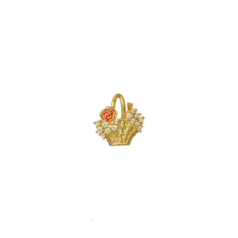 Tiktok Live Internet Celebrity Necklace Electroplated Micro Inlaid Zirconia Clavicle Chain Pendant DIY Accessories Female D89