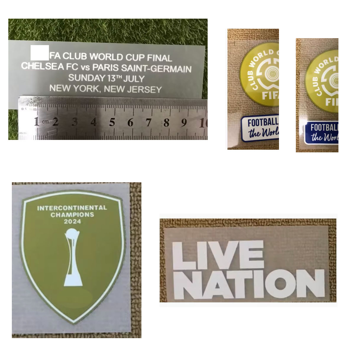 2025 Club Cup Final Match Details Patch Palmer Enzo Jackson Joao Pedro All Sponsor Soccer Patch Badge