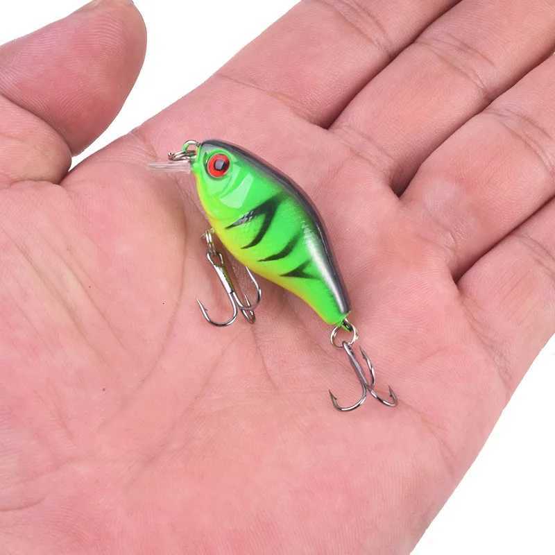 1Pcs Crankbait Minnow Fishing Lure 45mm 4g Wobblers Artificial Hard Bait Floating Sea Bass Lure Plastic Fish Fishing Tackle Z250717