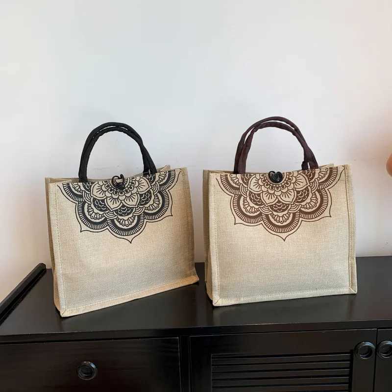 Canvas Handbags For Women Fashion Tote Beach Bags Reusable Shopping Bags Casual Large Capacity Designer Shoulder Pouch Bags Z250717