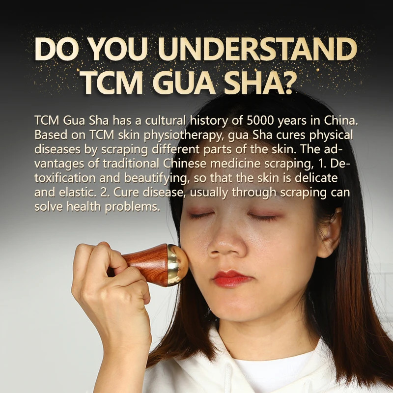 Guasha Face Facial Massager Tool Kansa Wand 250716
