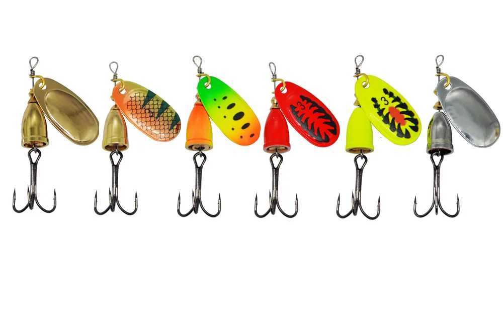 Fishing Lure Spinner Bait Copper Bell Artificial Metal Lures 8g Compound Baits Rotation Sequins 1 Piece SALE Z250717