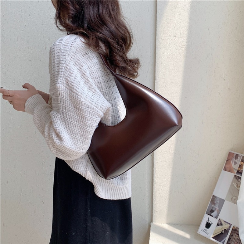 Elegant Womens Unisex Arm Bag Stylish & Durable Solids for Everyday Use