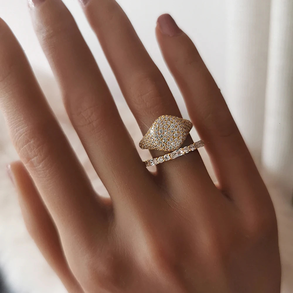 D Color Ring for Women Men 1.2mm Full Diamond 925 Sterling Silver Plated Gold Hiphop Party Band Jewelry 250716