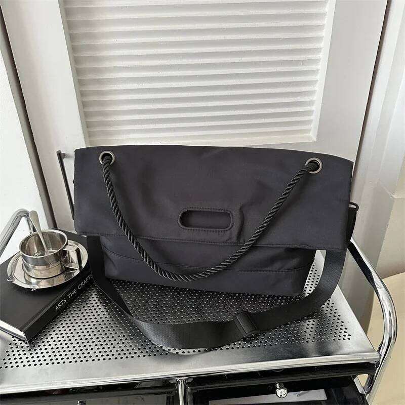 2025 Fahion New Girls Daily Cool Women Party Big Size High Capacity Shoulder Bags With Large Pockets Double Zipper For Shopping