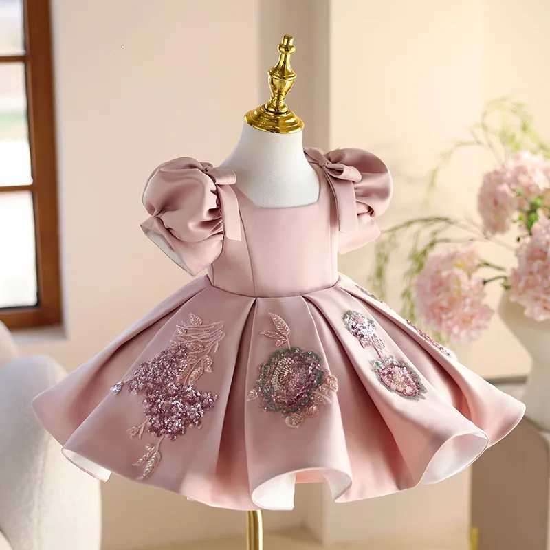 Children Fashion Piano Performance Princess Ball Gown Girls Cute Birthday Party Wedding Dress g297 Z250716