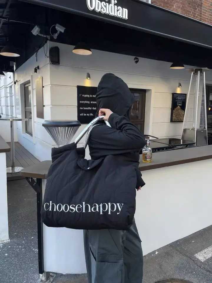 High-Capacity Tote Bag Women New Embroidery Letter Shoulder Bag Handbag Travel Bags Shoppingbag Luxury