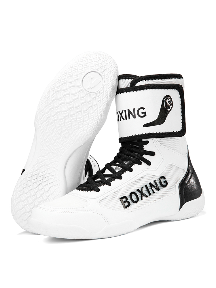 Boxing Sneakers Mens trainers training fitness competition wear resistant non slip shock absorption