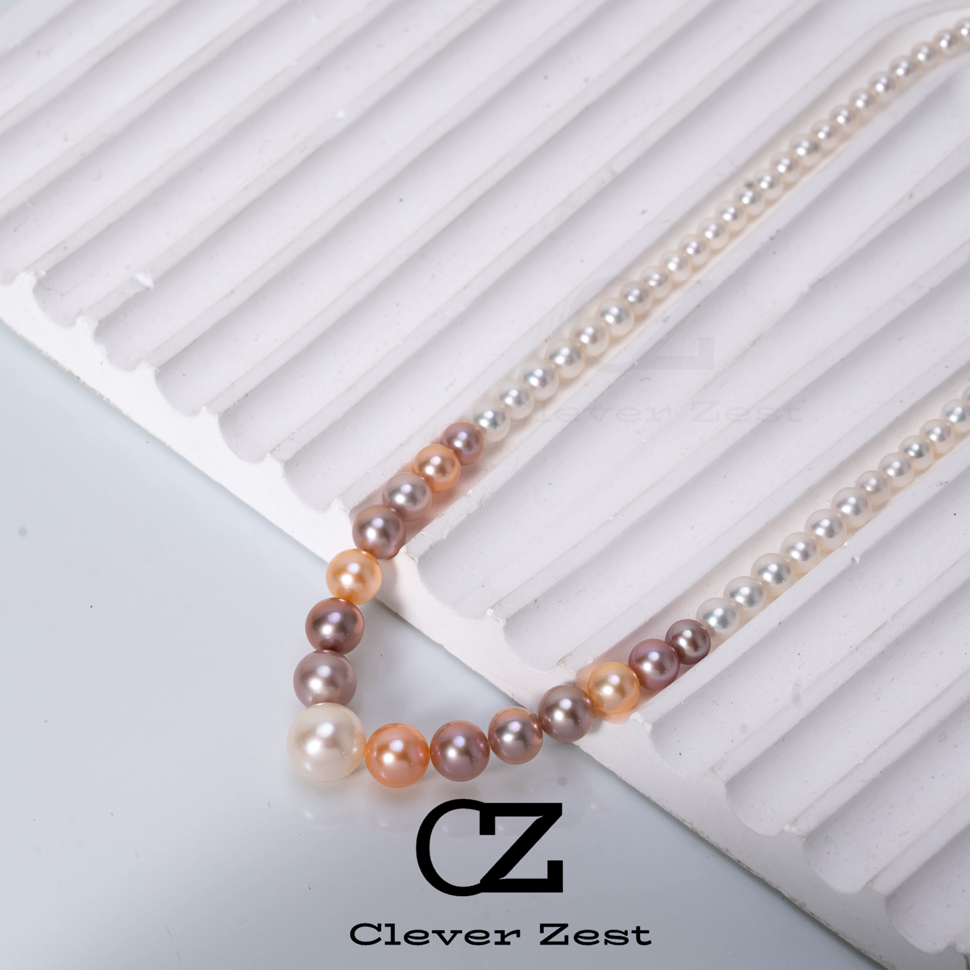 Natural Candy Freshwater Pearl Necklace S935 Silver Unique Designer Jewelry