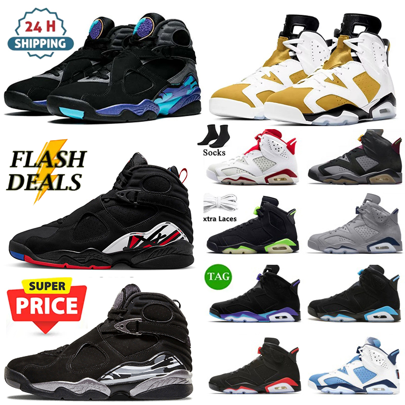 Jump mans 8s 8 Mens Basketball Shoes Playoff Aqua Chrome South Beach Cool Grey Take Flight Trophy Black Samurai Raid Gun Men Sneakers Sports Trainer 40-47
