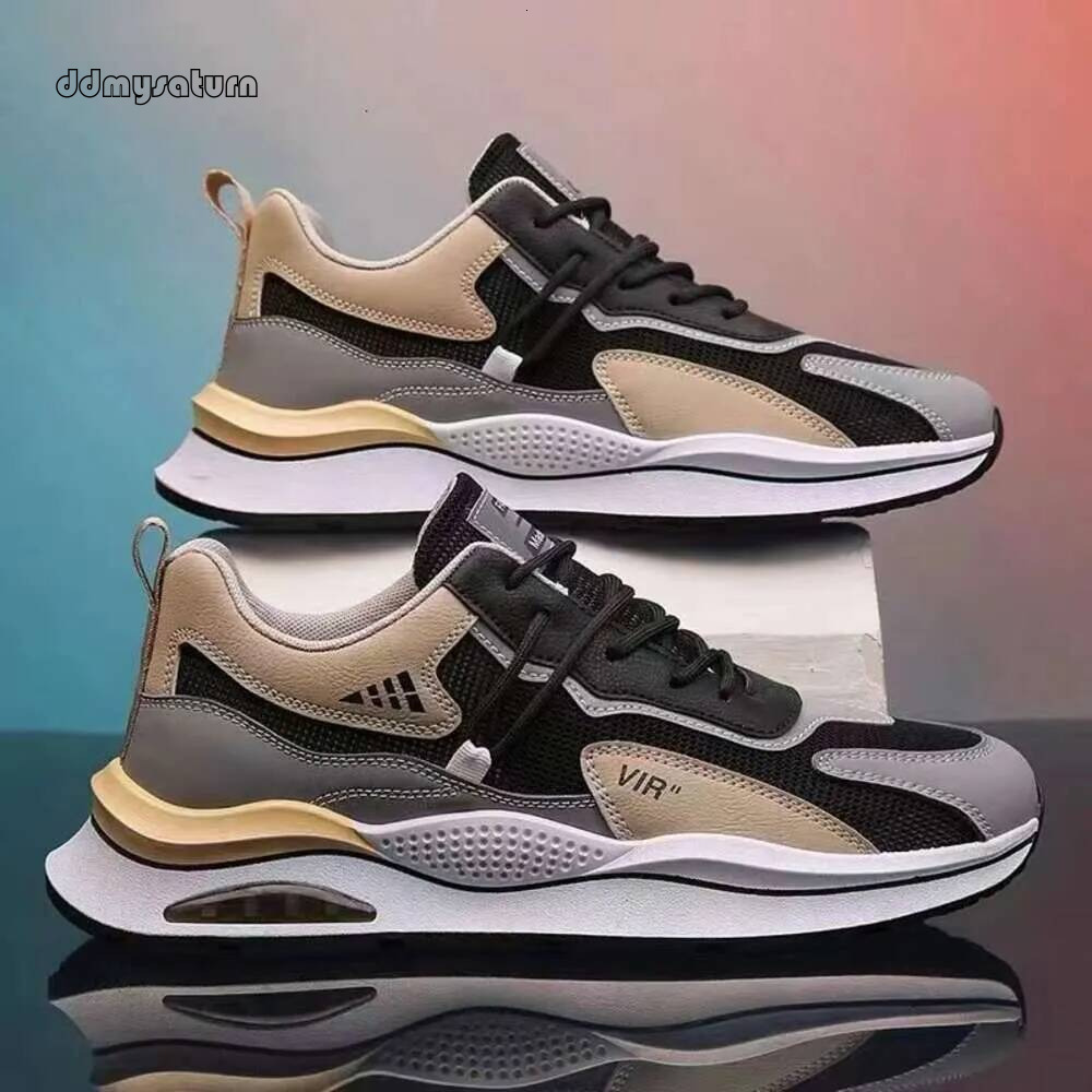 New mesh breathable casual shoes, Korean-style fashion sneakers, lightweight running shoes men suitable for travel F611-22.9 ddmydog ddmydog