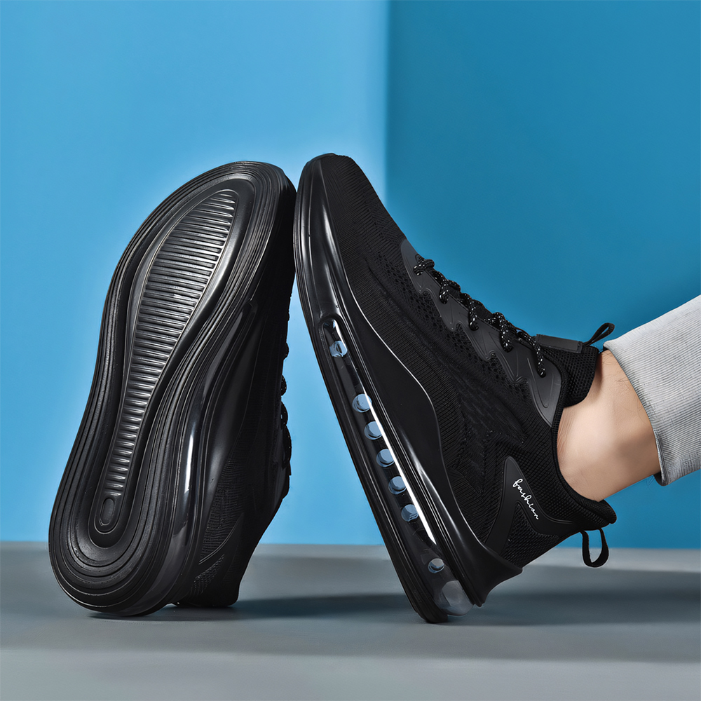 HW-6935 men's running shoes, height increasing air cushion men's 2025 spring and autumn new trend breathable soft sole men's casual spo