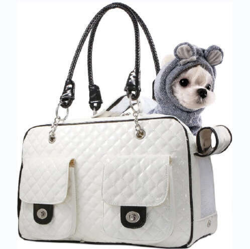 Direct New PU Cat Outdoor Double Shoulder Foldable Portable Large Capacity 3D Small Pet Bag