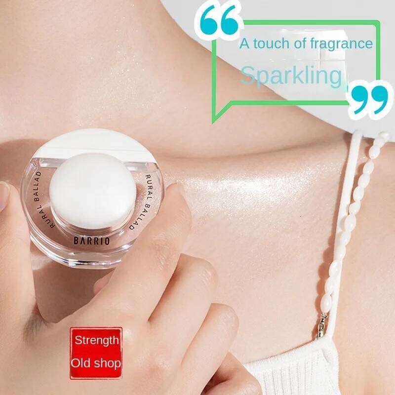 Solid Perfume Highlighter Carry On Women's Balm Jasmine Fragrance Body Shimmer Highlighting with fragrance X250717