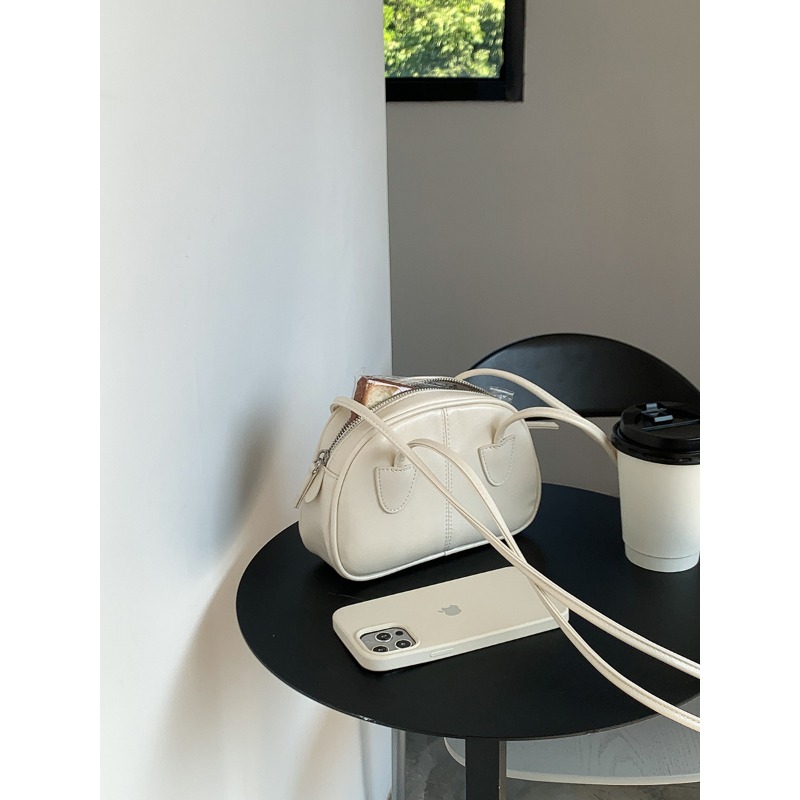 Simple Style Saddle Bag - PU Leather Messenger with Unique Niche Design