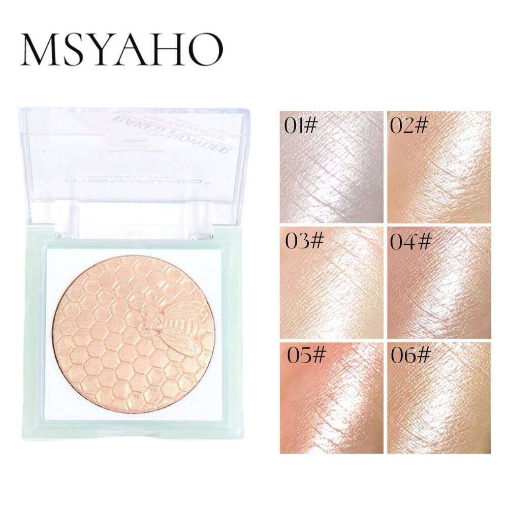 1pc Baked Highlighter Matte Powder Blush Contour Palette Natural Nude Pearlescent Fine Flash Longlasting Brighten Face Makeup X250717