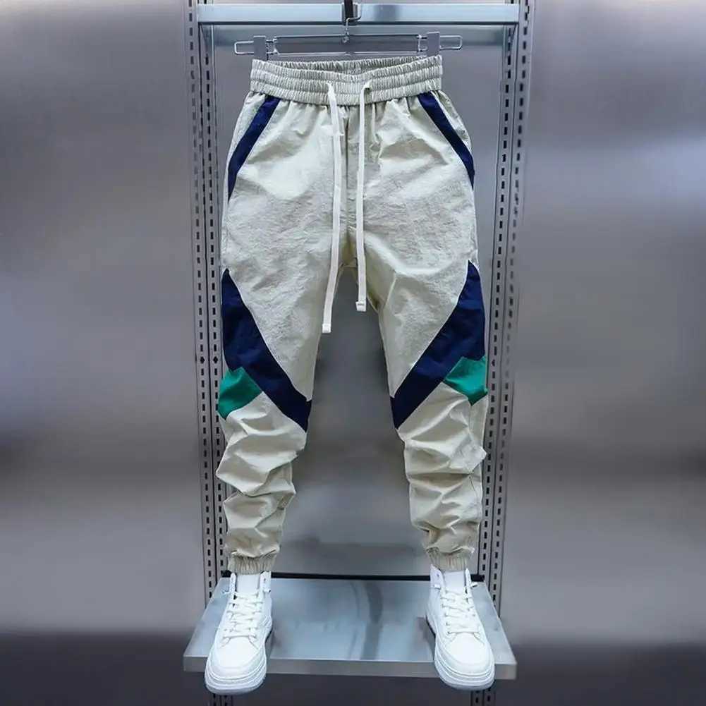 Cargo Pants for Men Multipockets Stretch Joggers Khaki Trousers Man Harem Multi Pocket Cotton Harajuku Oversize Korean Style y250716