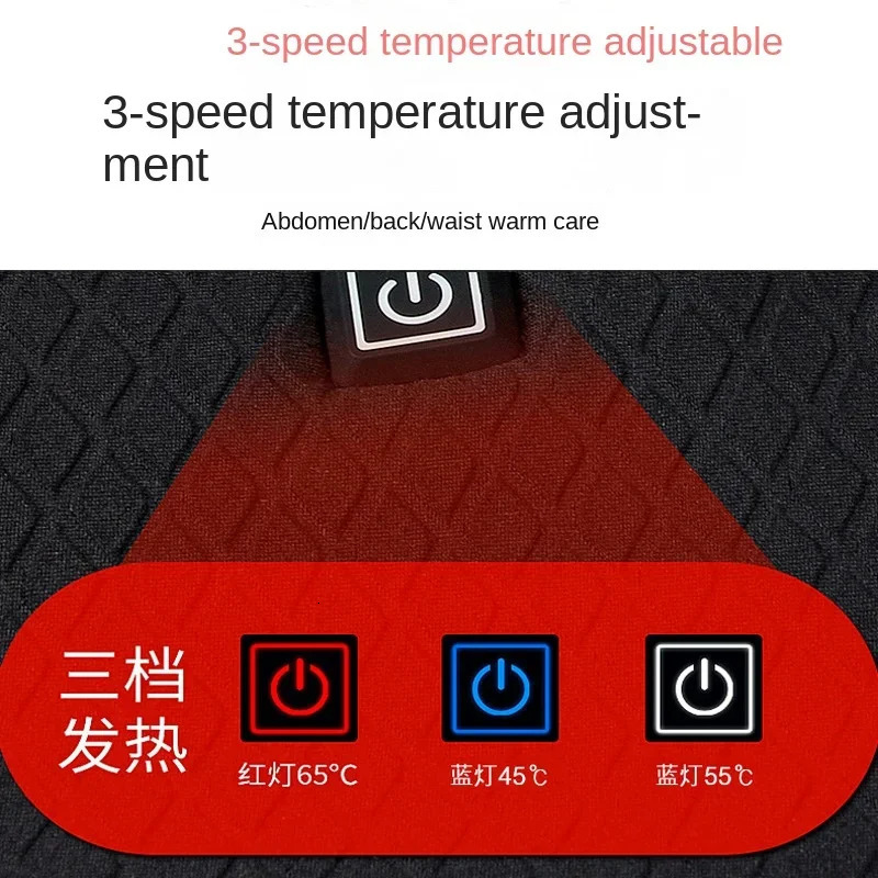 Men Autumn Winter Smart Heating Cotton 5 Area Vest Heated V Neck Vest Women Outdoor Flexible Thermal Winter Warm Jacket M-4XL 250716