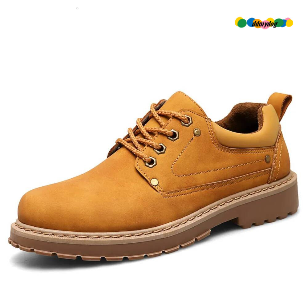 Mens Fashion England Style Formal for Man Non Slip Ankle Boots Outdoor Waterproof Casual Tim Work Land Shoes ddmydog ddmydog