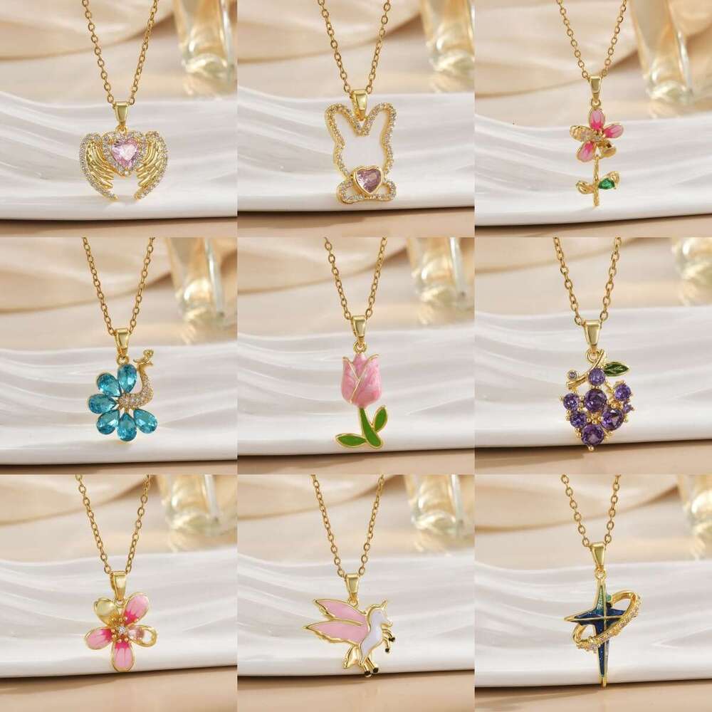 2024 Winter Creative Niche Fashion Versatile Necklace Clavicle Chain Fd6