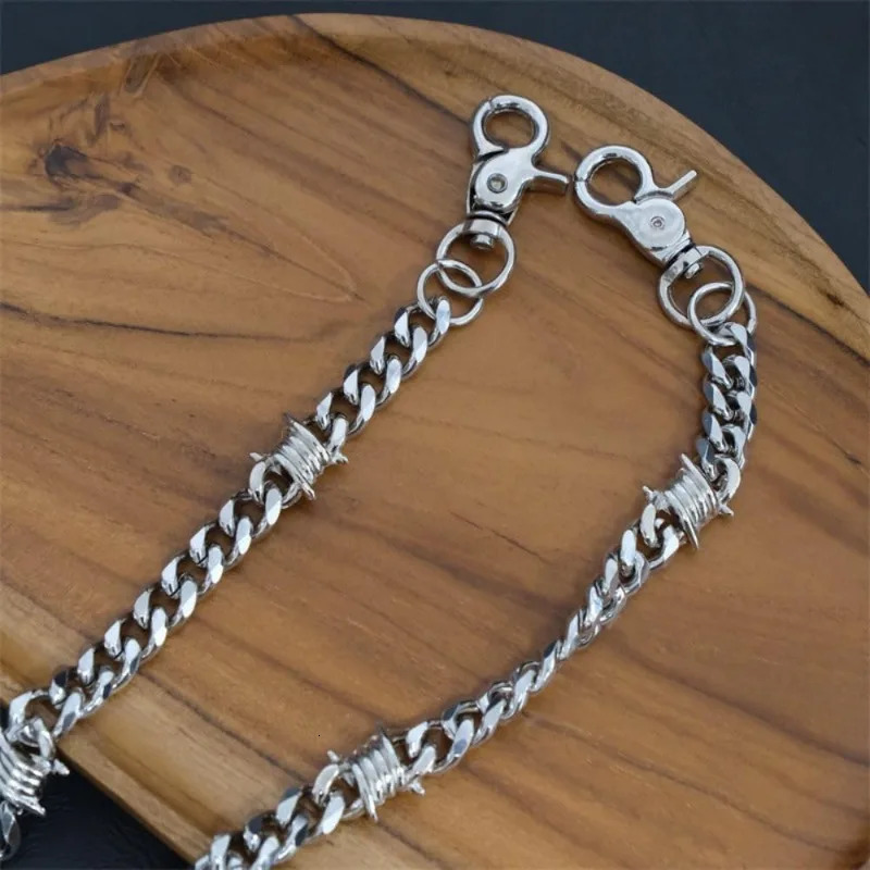 Biker Wallet Chain for Men Boyfriend Heavy Duty Pocket Chain with Round Clasp Men Chains for Jeans Pants Clothing Accessories 250717