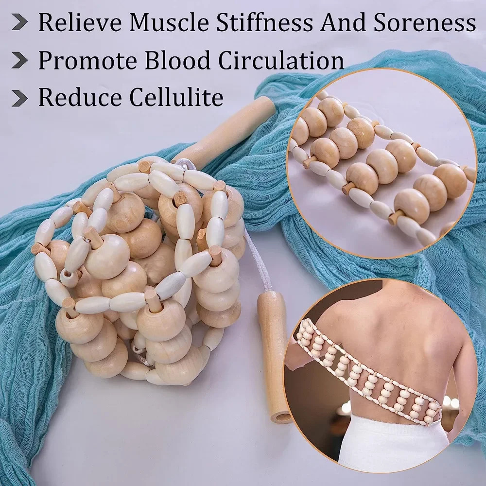 1Pcs Wood Massager Roller Wood Massage Tools Maderoterapia GuaSha Tools for Body Shaping Lymphatic Drainage Massager 250716