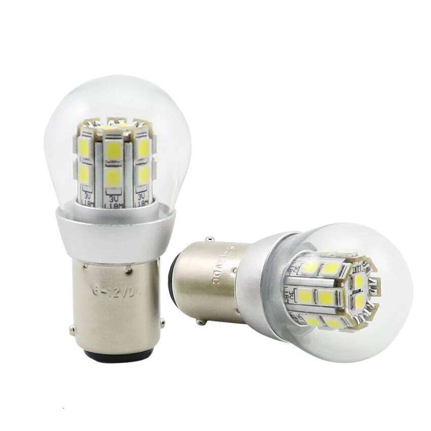 2pcs 6V Red BA15S 1156 P21W 12V P21/5w Led Brake light Car Turn Signal Auto Reverse Lamp Warm white