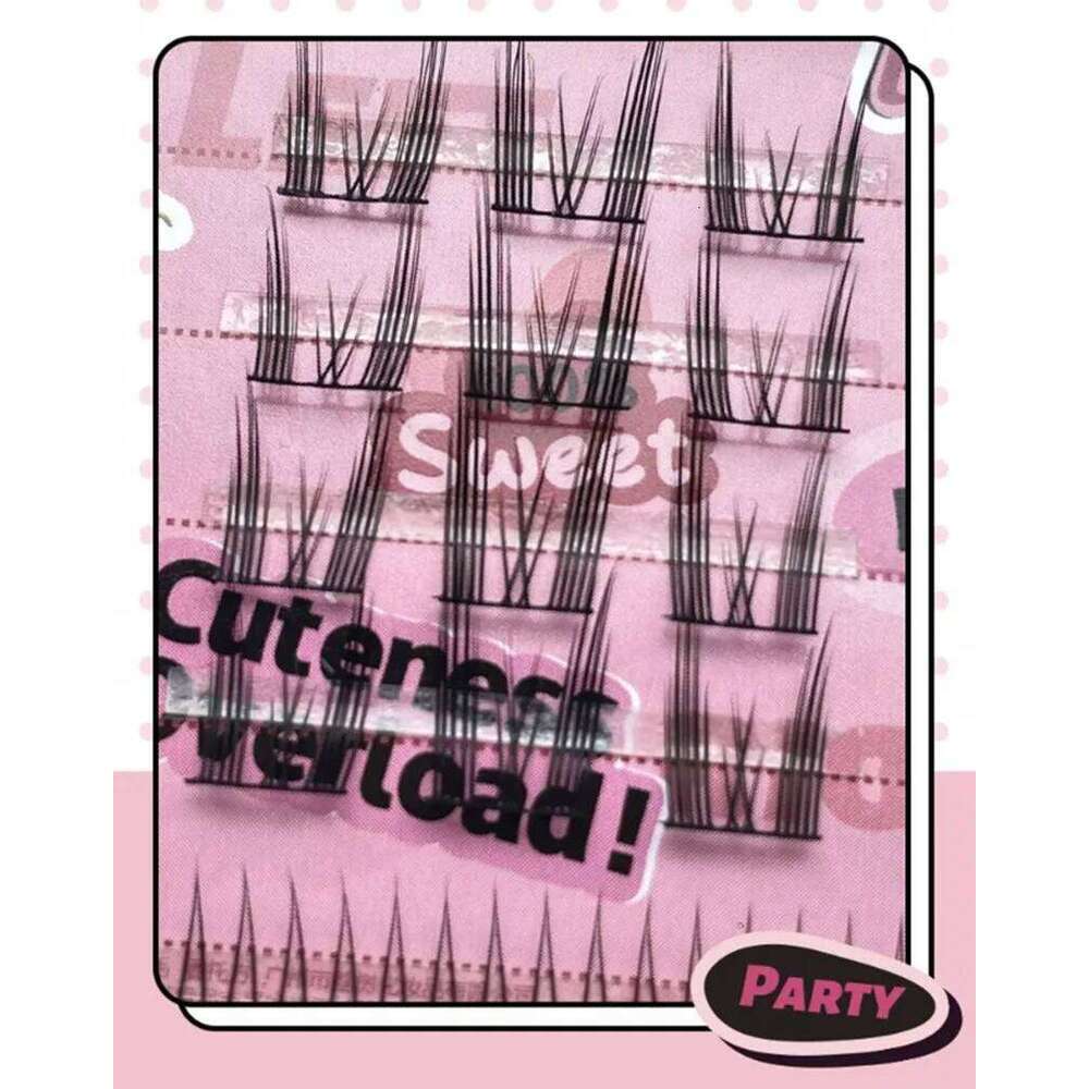 Lishu Reusable Mixed False Eyelashes Comic Thick Nature Long Lashes V-Shaped Lower Eyelash Larger Beauty Eyes Tool X250717 X250717
