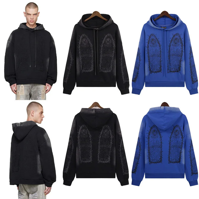 2025 Loose Who Decides War Hoodies Real Pos Taken Men Woman All-match Keep Warm Pullover Sweatshirts 250707