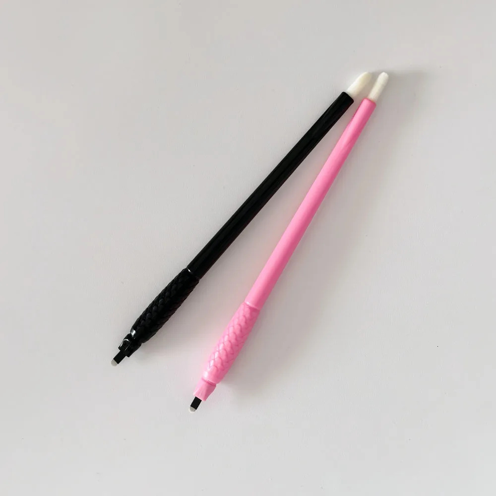10Pcs 0.15mm 18U Disposable Microblading Tattoo Pen Permanent Makeup Eyebrow Manual Tattoo Pen 250712