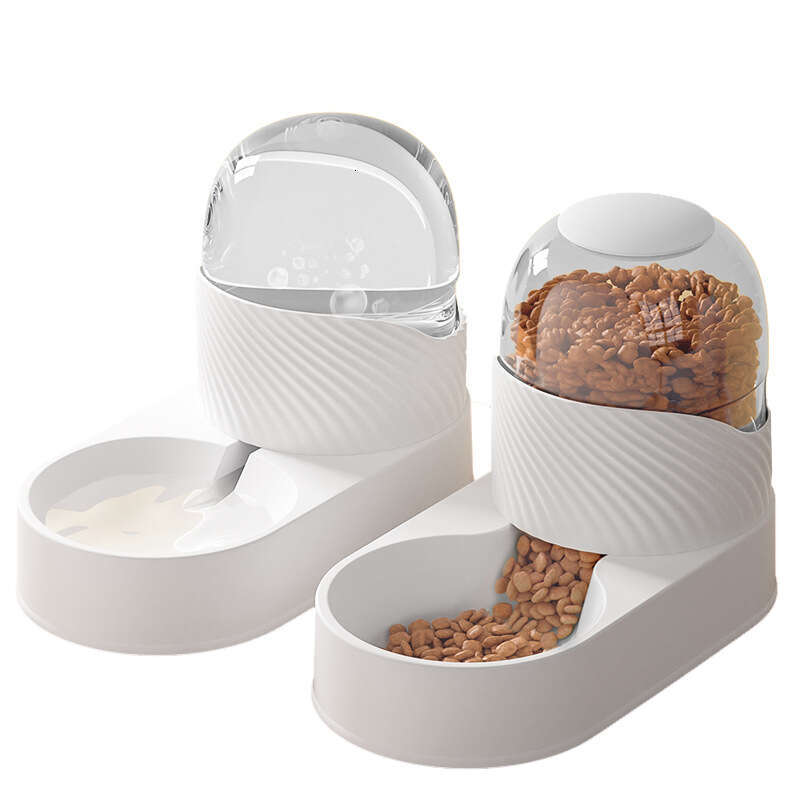 Dispenser Automatic Feeder Water Bottle Drinking Device Dog and Cat Bowl Set Pet Supplies