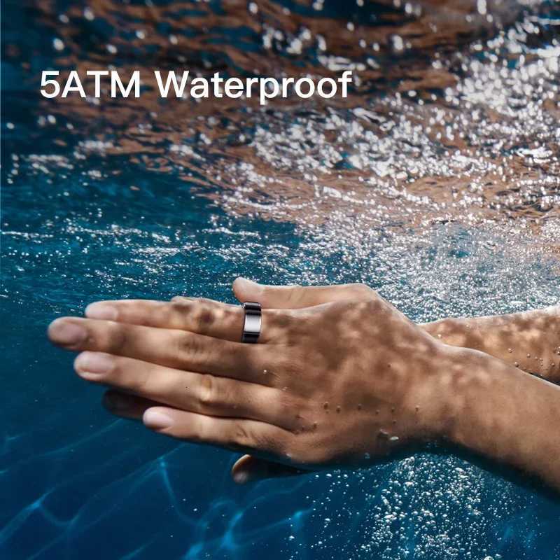 1 Smart Ring H1 Durable 5ATM Waterproof Remote Control Functionality Sleek Ceramic Design Men Women W250717