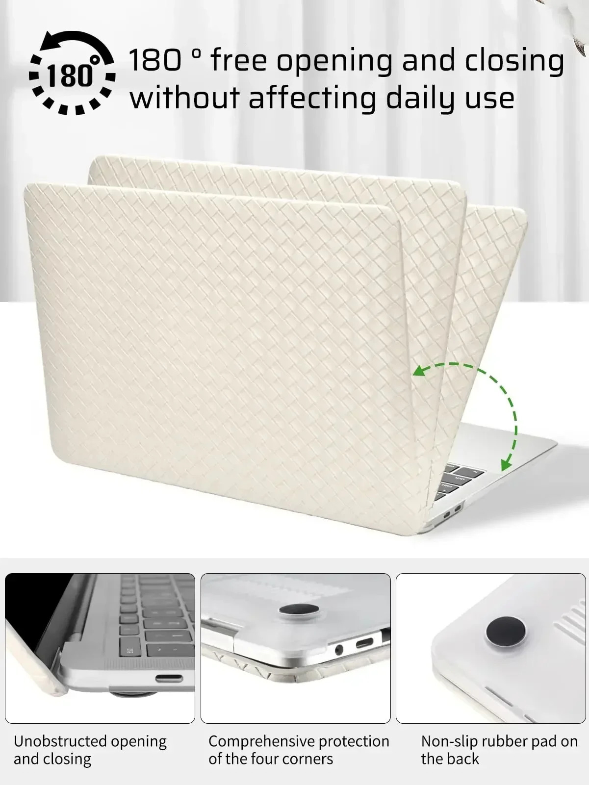 Quicksand Hard Shell Laptop Case For Chip M1 Air 13 Pro 13 For Pro 14 Pro 16 Air13.6 M2 Cover Case 250716 - view 5