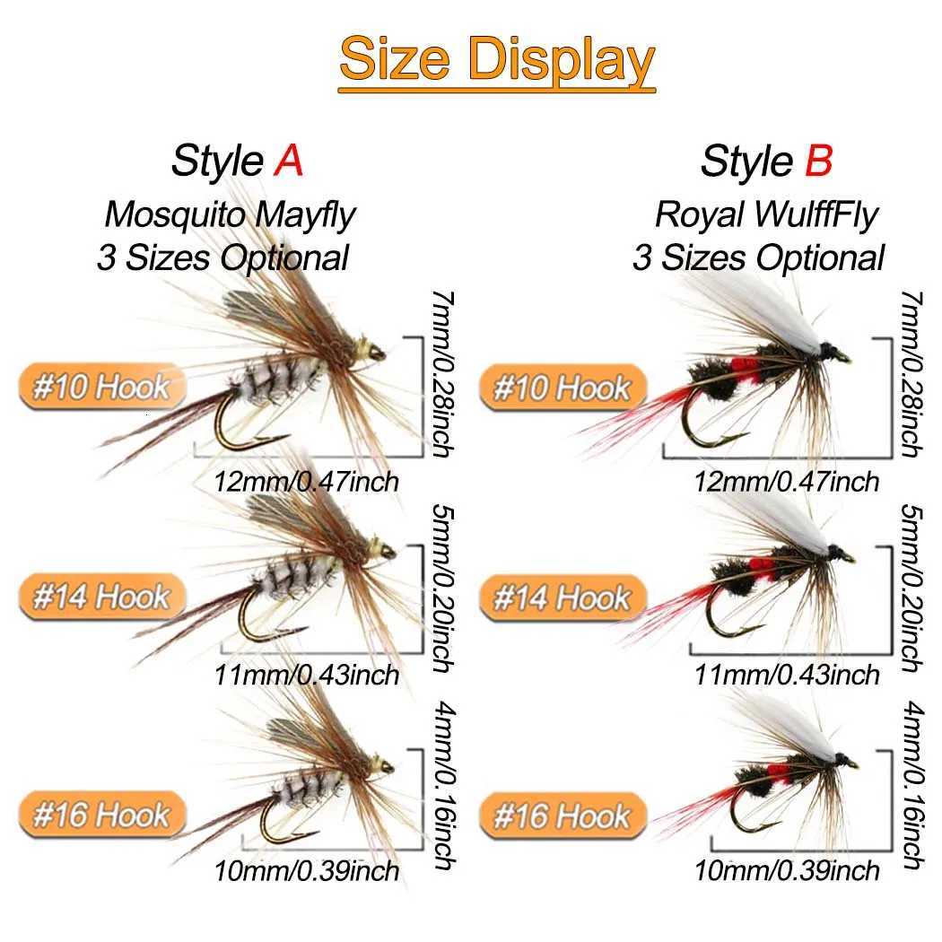 3Pcs Wet Fly Flies for Trout Fishing Flies Artificial Insect Hook Bait Mosquito Fly Fishing Trout Lures Z250717