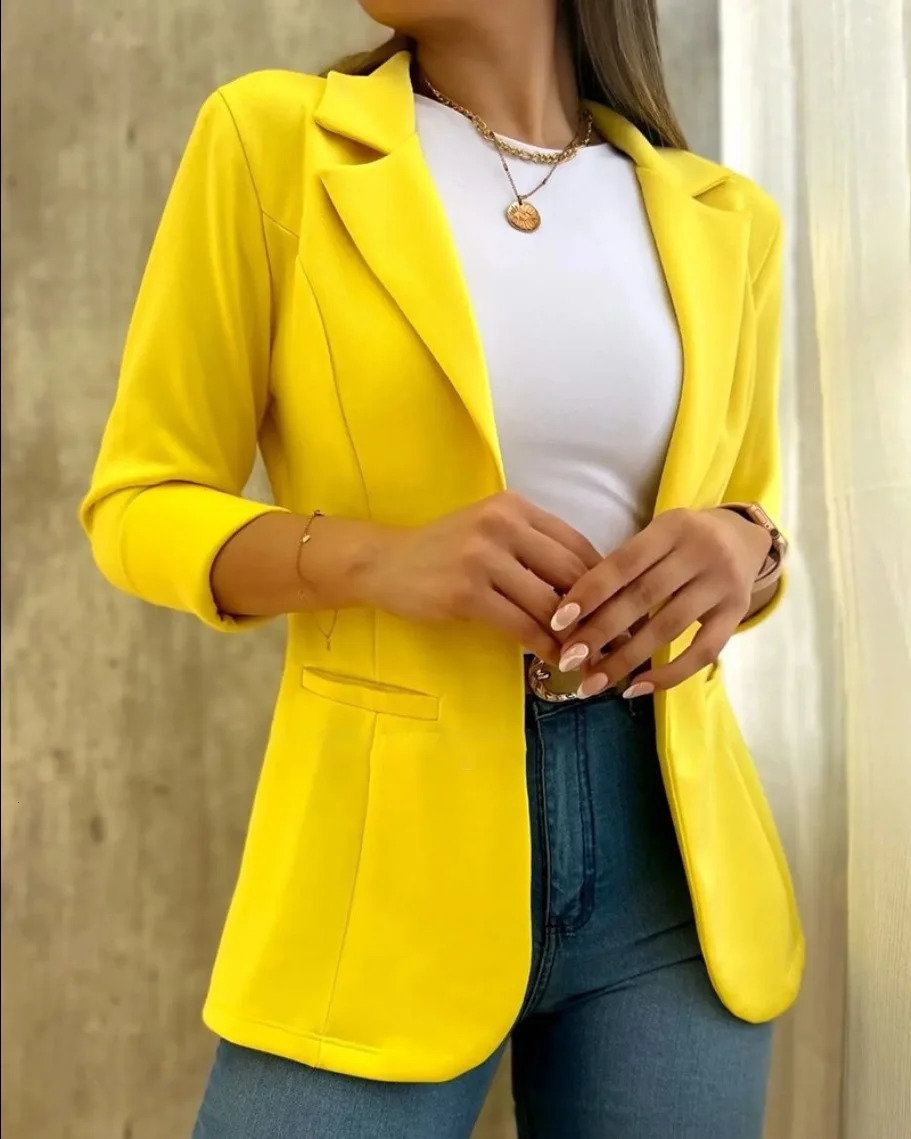 Elegant Corset Suit Blazer Top for Women Y2K INS Clothes Autumn Winter Long Sleeve Lapel Collar Open Front Jacket Coat 250715