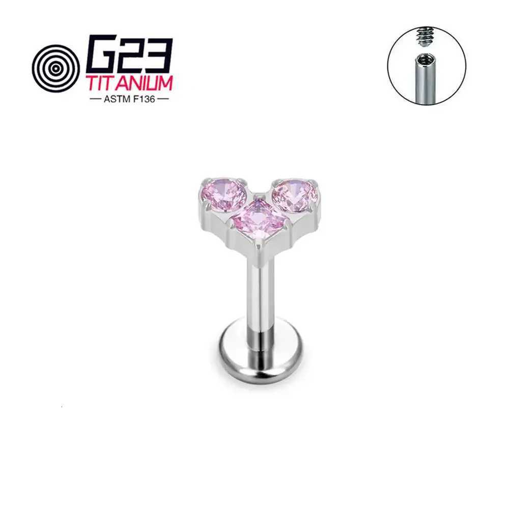 G23 Titanium Piercing Stud Internally Threaded 16G Ear Cartilage Tragus Conch Sexy Fashion Ear Jewelry Accessories y250715