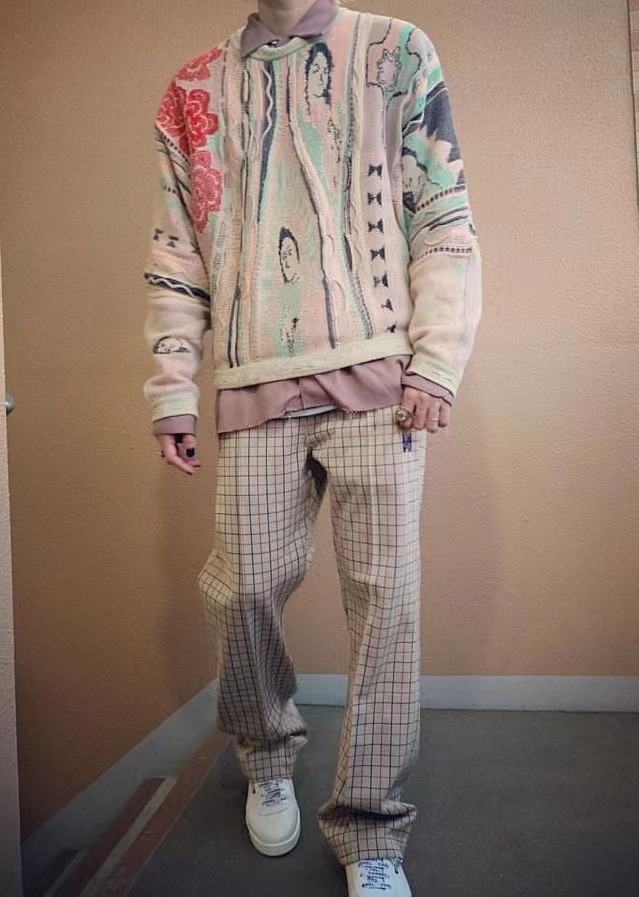 Men's Sweaters HKSH Autumn Winter Tide Vintage Heavy Industry Patterned Jacquard Three-dimensional Wave Pullover Chic Sweater HK3194