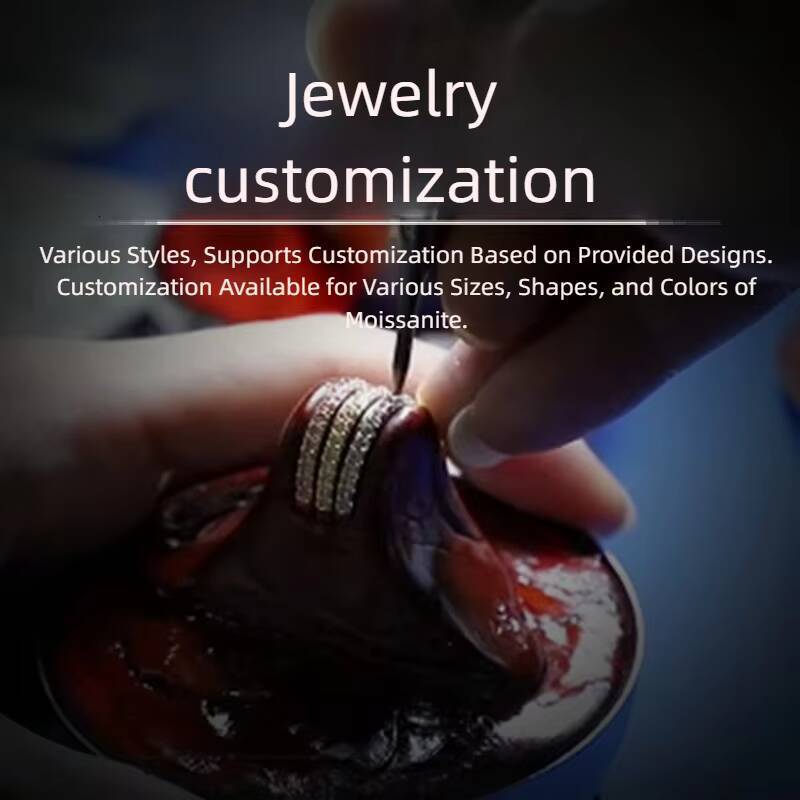 Womens Stylish round Moissanite Eternity Silver Fine Jewelry Rings